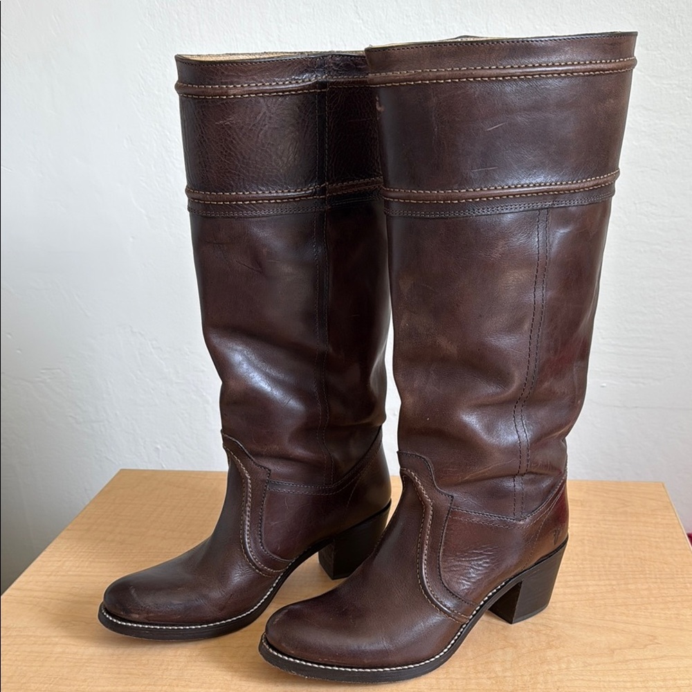 Frye Women’s Jane 14L Heeled Boot, Wide Calf 8.5